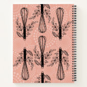 Cahier de recettes de livre de cuisine personnelle (Dos)