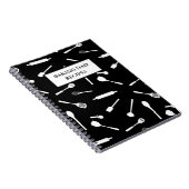 Cahier de recettes de papa cuisine outil ligné vie (Côté Droit)