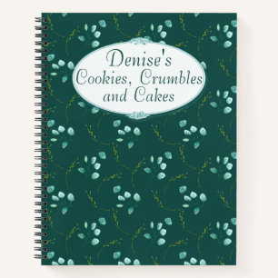 Cahier de recettes de tiges d'eucalyptus