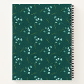 Cahier de recettes de tiges d'eucalyptus (Dos)