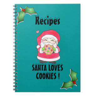 Cahier de recettes : Le Père Noël adore les biscui