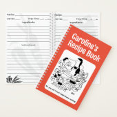 Cahier de recettes personnalisé avec couverture de (À l'intérieur)
