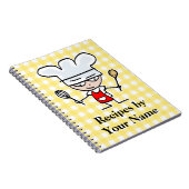 Cahier de recettes personnalisé | design de chef (Côté Droit)