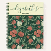 Cahier de recettes personnalisé en spirale (Devant)