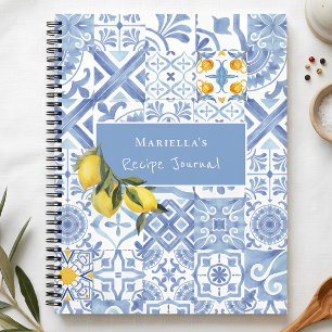 Cahier de recettes personnalisé Lemon Design