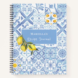 Cahier de recettes personnalisé Lemon Design