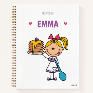 Cahier de recettes personnalisé pour enfants