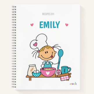 Cahier de recettes personnalisé pour enfants