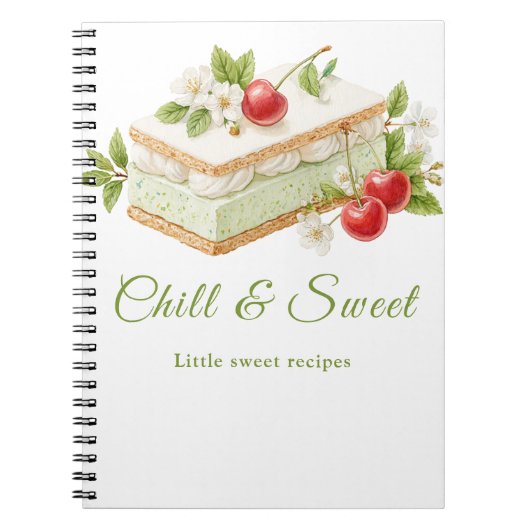 Cahier de recettes sucrées pour la Journée du Sand (Devant)