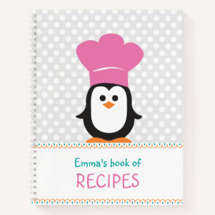 Cahier de recettes vierge pour enfants