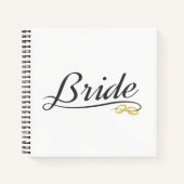 Cahier de registre de mariage calligraphié pour la (Devant)