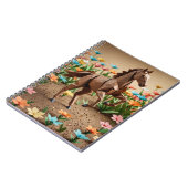 Cahier de rentrée des classes Cheval en origami (Côté gauche)
