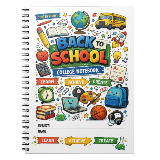 cahier de rentrée scolaire universitaire (Devant)