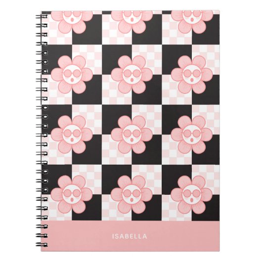 Cahier de scolarité Checkers Girl (Devant)