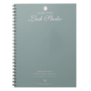 Cahier de Studio de Cils de Beauté Salon Moderne
