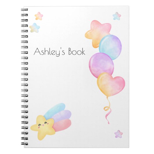 Cahier de style Kawaii mignon (Devant)