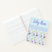 Cahier de texte motif chats mignons personnalisé p (Intérieur)