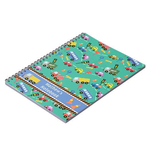 Cahier de transport sarcelle (Côté gauche)