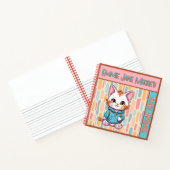 Cahier de voyage pour enfants avec un joli chat (Intérieur)