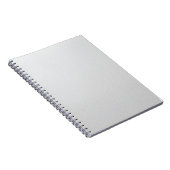 Cahier d'écriture à texture de cuir blanc élégant (Côté Droit)
