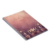 Cahier Dégradé de Coucher de Soleil Phase Lunaire (Côté Droit)