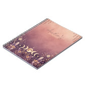 Cahier Dégradé de Coucher de Soleil Phase Lunaire (Côté gauche)