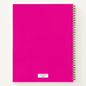Cahier Deluxe Rose avec Cœurs (Dos)
