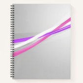 Cahier Deluxe Vague Rose Moderne (Devant)