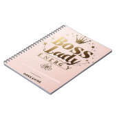 Cahier d'énergie de la patronne (Côté gauche)
