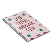 Cahier des Choses Mignonnes que Ma Fille a Dites P (Côté Droit)