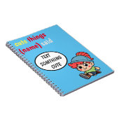 Cahier des choses mignonnes que mon enfant a dites (Côté Droit)