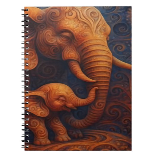 Cahier des éléphants doux (Devant)