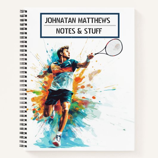 Cahier des jeunes tennismen (Devant)