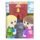Cahier Dessiné à la Main pour la Rentrée Scolaire (Devant)