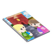 Cahier dessinée à la main pour la rentrée scolaire (Côté Droit)