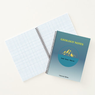 Cahier d'étude de géologie – Conception académique