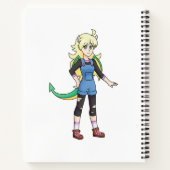 Cahier d'Eva Lightheart l'humanoïde draconique (Dos)