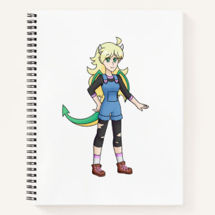 Cahier d'Eva Lightheart l'humanoïde draconique 