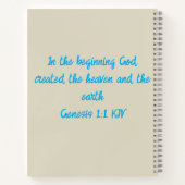 Cahier "Dieu est très Créatif" (Dos)