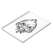 Cahier d'illustration de canard mignon (Côté gauche)