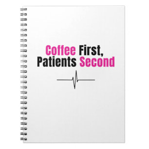 Cahier d'infirmière drôle – Café d'abord