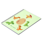 Cahier Dino – Journal de dinosaure mignon (Côté gauche)