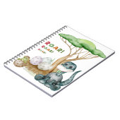 Cahier Dinosaure Mignon (Côté gauche)