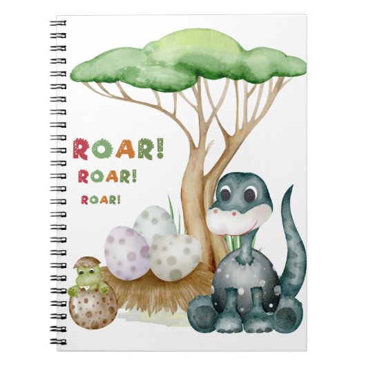 Cahier Dinosaure Mignon (Devant)