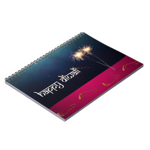 Cahier Diwali Heureux Étincelant