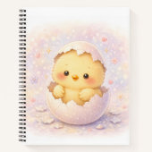 Cahier d'œuf de poulet bébé doux qui éclot (Devant)