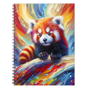Cahier Douce Brise de Panda Rouge Rêveur