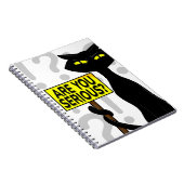 Cahier drôle Bad Boogie - Êtes-vous sérieux? (Côté Droit)