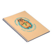 Cahier drôle de Capybara Frog PDG de Faire Rien (Côté Droit)