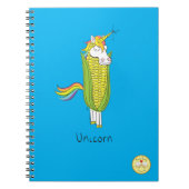 Cahier drôle de maïs licorne (Devant)